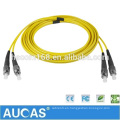 LC SC FC MU MTP MPO MTRJ E2000 Om3 Om4 Fibra Óptica Patch Cord, OEM Fábrica Single &amp; Multimode Fibra Óptica